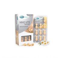 Serum dưỡng trắng da, mờ đốm nâu, đều màu da - Vitamin C, Vitamin E, Bisabolol - NNO VITE Mega We Care 30 viên