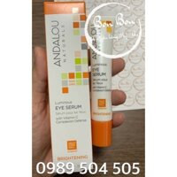 Serum dưỡng vùng da quanh mắt Andalou Naturals Brightening Luminous Eye Serum 18ml