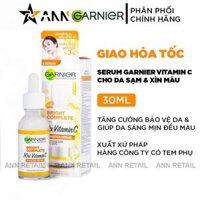 Serum Garnier Dưỡng Sáng Da Skin Naturals Bright Complete 30x Vitamin C Booster Serum 30ml