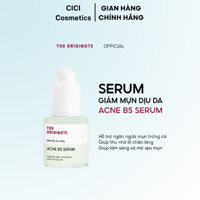 Serum giảm mụn dịu da The Originote Acne B5 Serum với 2.5% Salicylic Acid Panthenol Tamanu Oil 20ml 7611