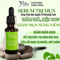 Serum Giảm Mụn VIBA Mờ Thâm Nám Làm Sáng Da Tinh Chất Tràm Trà Mật Ong Ngừa Mụn Phục Hồi Da Bị Tổn Thương Viba
