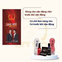Serum giúp làm nóng phục hồi cơ dùng cho vận động viên trước và sau khi tập luyện - tép xanh đỏ chuyên biệt gói 5g - Gói đỏ- Làm nóng cơ