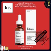 Serum hỗ trợ da mụn, tẩy tế bào chết hoá học Salicylic Acid 2% Anhydrous Solution (BHA) 30ml - The Ordinary.