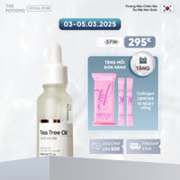 Serum Hỗ Trợ Mụn Se Khít Lỗ Chân Lông Serum Tràm Trà  THE POTIONS TEA TREE OIL SERUM 20ML Dưỡng Ẩm