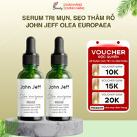 Serum John Jeff Olea Europaea (Phiên bản da mụn) Tinh chất dầu ôliu dưỡng ẩm, Làm mờ sẹo thâm mụn đỏ, chống oxy hóa