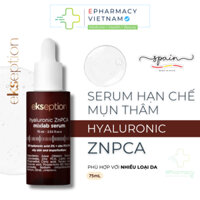 Serum Kẽm EKSEPTION Hyaluronic ZnPCA Mixlab Giúp Giảm Mụn, Kiểm Soát Dầu Nhờn 75ml