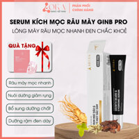 Serum kích mọc mày râu GINB PRO - Serum kích mọc lông mày, râu cho nam, nữ, mày râu mọc nhanh, dày, đen, rậm, chắc khỏe