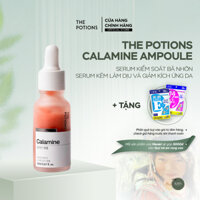 Serum Kiểm Soát Bã Nhờn Serum Kẽm Làm Dịu Và Giảm Kích Ứng Da THE POTIONS CALAMINE AMPOULE 20ML