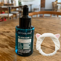 Serum Lộc Đề Peel Acnes Detox Blanc giảm mụn hiệu quả dành cho da thường Mẫu Mới 2020 có tem check Tặng kèm băng đô tai mèo dể thương