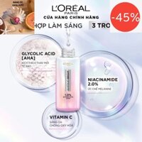 Serum L'oreal sáng da tức thì mờ thâm nám Loreal paris glycolic-bright instant glowing serum 1.0% nang_oc92