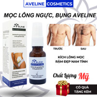 Serum mọc lông ngực, bụng Aveline Mỹ [ Che tên SP khi giao ]💥HÀNG CAO CẤP CHÍNH HÃNG💥giúp lông mọc rậm nam tính quyến rũ