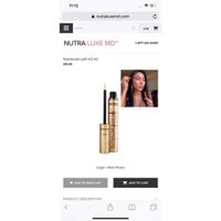 Serum  mọc mi NutraLuxe lash Md 🇺🇸combo 5 cây