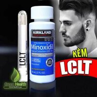 Serum Mọc Râu - Tóc - Dưỡng Chân Mày Minoxidil 5% Kirkland Của Hoa Kỳ + LCLT bột hổ trợ rậm râu