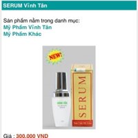 Serum mủ trôm Vĩnh tân