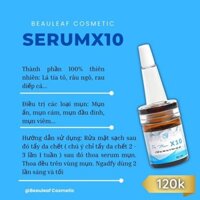 serum mụn x10- BEAULEAF trị các loại mụn bọc,mụn viêm,mụn đầu đen,mụn liti