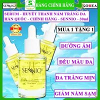 Serum nám tàn nhang trắng da sennio intensive whitening dual serum tinh chất huyết thanh nám sennio chính hãng hàn quốc
