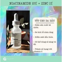 Serum Niacinamide 10% zinc 1%