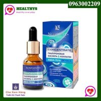 Serum Novosvit Với Collagen Đậm Đặc Và Hyaluron Siêu Dưỡng Chống Lão Hóa Mềm Mịn Da Nội Địa Nga