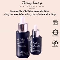 Serum Oh Oh Niacinamide 20% hỗ trợ sáng da, giảm thâm, thu nhỏ lỗ chân lông - Dương Dương DMP