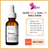 Serum phục hồi da sau mụn, cấp ẩm, hỗ trợ thu nhỏ lỗ chân lông Aloe 2% + NAG 2% Solution - 30ml