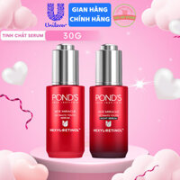 Serum Pond's Age Miracle Ban Ngày & Đêm Mờ Đốm Nâu Và Nếp Nhăn Với 50X Hexyl-Retinol - Lọ 30G (Đỏ)