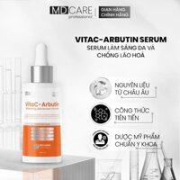 Serum Sáng Da, Chống Lão Hoá MD CARE VitaC-Arbutin Serum - Whitening Advanced Formula 30ml