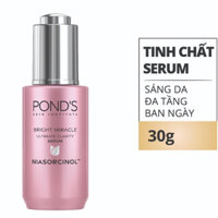 Serum sáng đa tầng Ngày/Đêm Pond's Bright Miracle mờ thâm sạm với 50X Niasorcinol 30G