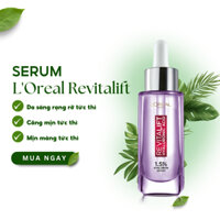 Serum siêu cấp ẩm & giảm nếp nhăn L'Oreal Paris Revitalift Pure Hyaluronic Acid 1.5% 30ml