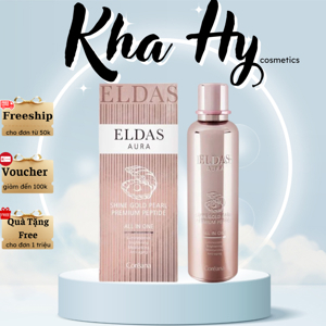 Serum Tế Bào Gốc Eldas Aura Shine Gold Pearl Premium Peptide All in One 100ml
