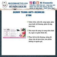 Serum Teana Anti Redness Mụn Viêm, Mụn Đỏ, Thâm Mụn