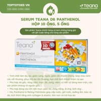 Serum Teana D6 Panthenol (B5) 20ml làm dịu, phục hồi, bảo vệ da