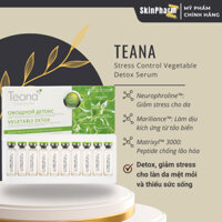Serum Teana Stress Control Vegetable Detox chống ô nhiễm, thanh lọc và giảm stress cho da
