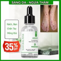 Serum thâm mụn, đầu gối NATURAL PINK- Làm sáng màu bẹn háng -Tác dụng nhanh 15ml