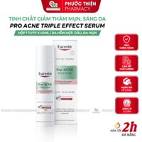 Serum thâm mụn, tinh chất giảm thâm mụn dưỡng sáng da mụn Eucerin Pro Acne Triple Effect Serum 40ml