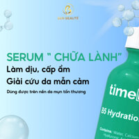 Serum Timeless B5 Hydration Cấp Ẩm Phục Hồi Hỗ Trợ Giảm Mụn Kích Ứng Da 30ml