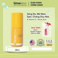 Serum Timeless Vitamin C Tinh Khiết (LAA) 20%+ E + Ferulic Acid 30ml Dưỡng Trắng Da Giảm Thâm