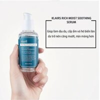 Serum Tinh Chất Dưỡng Ẩm Sâu Và Làm Mịn Da KLAIRS Moist Soothing Cream 80ml