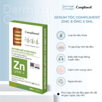 Serum tóc Compliment ZinC giảm và ngừa mọi loại gàu ngứa, vảy nến da đầu 8 ống x 5ml