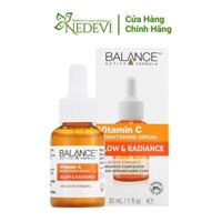 Serum Trắng Da, Mờ Thâm Balance Active Formula Vitamin C Brightening 30ML - NEDEVI Chính Hãng