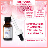 Serum Trắng Da, Tẩy Tế Bào Chết, Giảm Thâm Mụn, Chống Lão Hóa Pharmaform Vitamin C + AHA 10% C-Smoothing 20ml