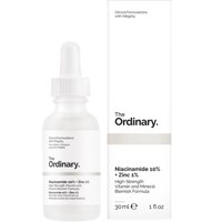Serum Trị Mụn Và Thâm The Ordinary Niacinamide 10% + Zinc 1% (30ml)