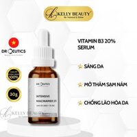 Serum Vitamin B3 20 DrCeutics - Làm Sáng Da, Mờ Thâm Sạm &amp; Se Lỗ Chân Lông - Niacinamide 20  NAG 5  NAC 3 - 30g