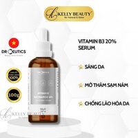 Serum Vitamin B3 20 DrCeutics - Làm Sáng Da, Mờ Thâm Sạm &amp; Se Lỗ Chân Lông - Niacinamide 20  NAG 5  NAC 3 - 100g