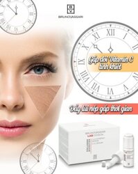 Serum vitamin C tinh khiết tăng cường collagen chống lão hóa Collagen Booster C + C Synergy Serum 7ml x 3gr BrunoVassari