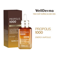 Serum Wellderma Propolis 1000 Energy Ampoule 50ml Hàn Quốc, Tinh chất dưỡng trắng da cấp ẩm làm điều màu da