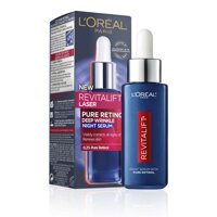Serum xoá nếp nhăn, ngăn ngừa lão hoá L’Oreal Paris Revitalift Laser Pure Retinol Night Serum 30ml