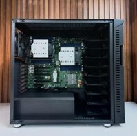 Server Dual AMD EPYC 7K62 (96 Core / 192 Threads) | Main SuperMicro H11DSi | Ram ECC 512GB | SSD Nvme 2Tb.