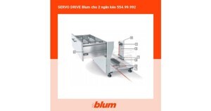 SERVO DRIVE Blum cho 2 ngăn kéo 554.99.992