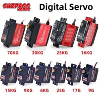 Servo RC 1 / 10 Vượt qua Sở thích Servo kỹ thuật số 9g 17g 25g 6kg 9kg 15kg 16kg 20kg 23kg 24kg 25kg 30kg 70kg cho 1 / 24 1 / 18 1 / 16 1 / 12 1 / 10 1 / 8 1 / 7 1 / 5 RC Xe Thuyền