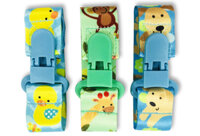 Set 03 Cái Dụng Cụ Kẹp Ti Giả Chống Rơi Lixi Baby Set Yellow Duck